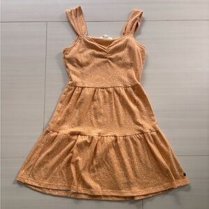 ROXY Yellow Patterned Flowy Dress